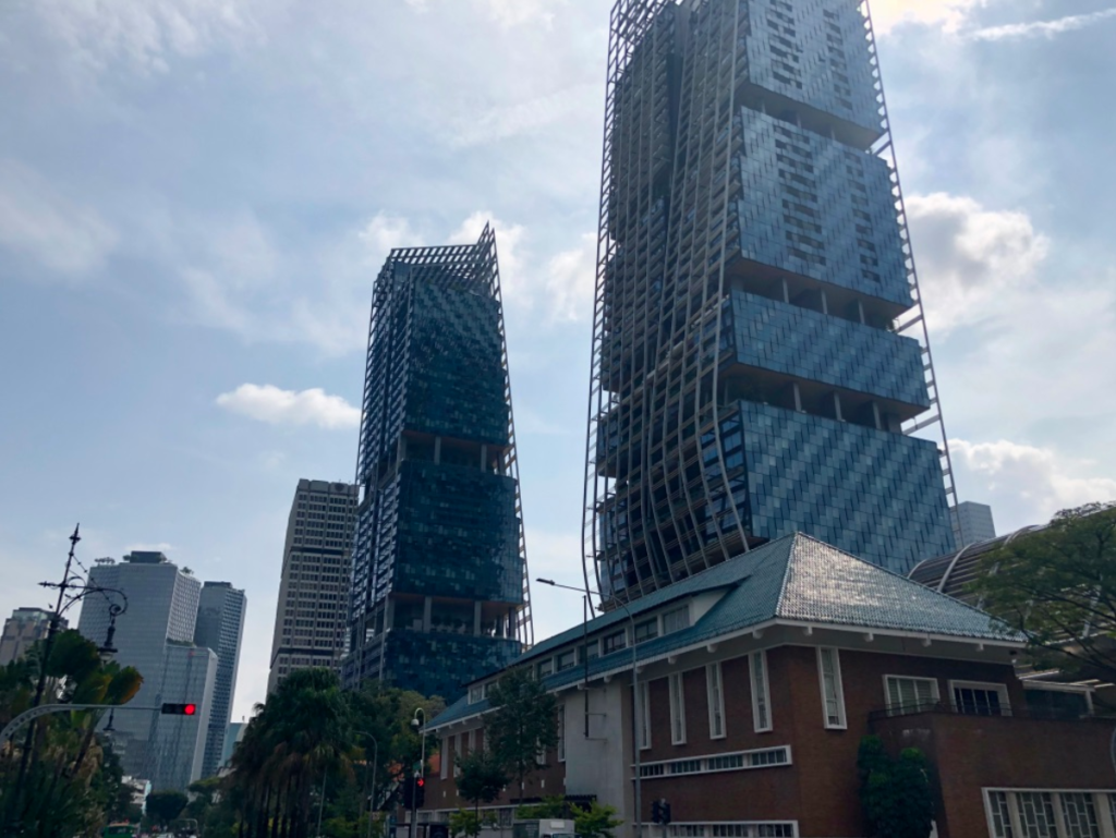 Fantazyjna architektura w Singapurze